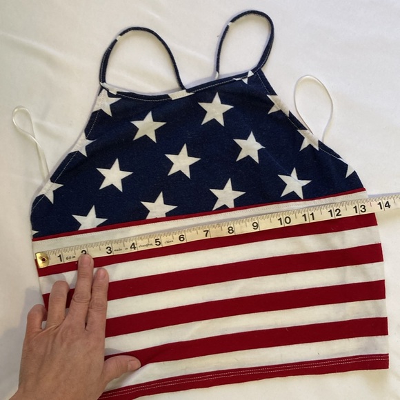 Stars & Stripes Crop Top. Ready for 4th of July or any holiday spirit. C… - Picture 6 of 9